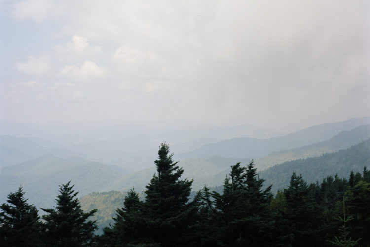Paysage dans les montagne Appalaches, Etats-Unis